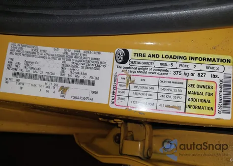 2011 Ford Fiesta Ses z USA, uszkodzony, nr VIN 3FADP4FJ3BM128730